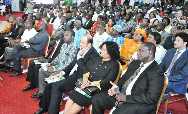 A section of personalities at the gathering yesterday. Picture: EBOW HANSON